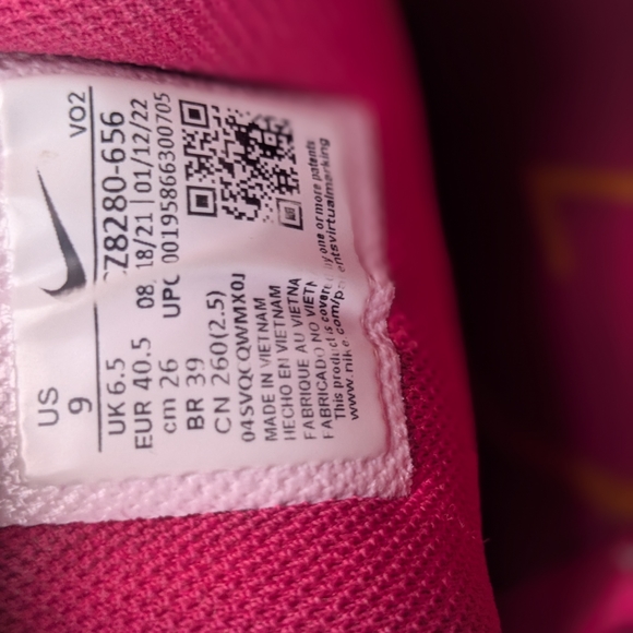 Nike Women's Metcon 7 Training Shoes Pink size 9 - Picture 6 of 16